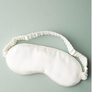 Slip Silk Sleeping Mask White